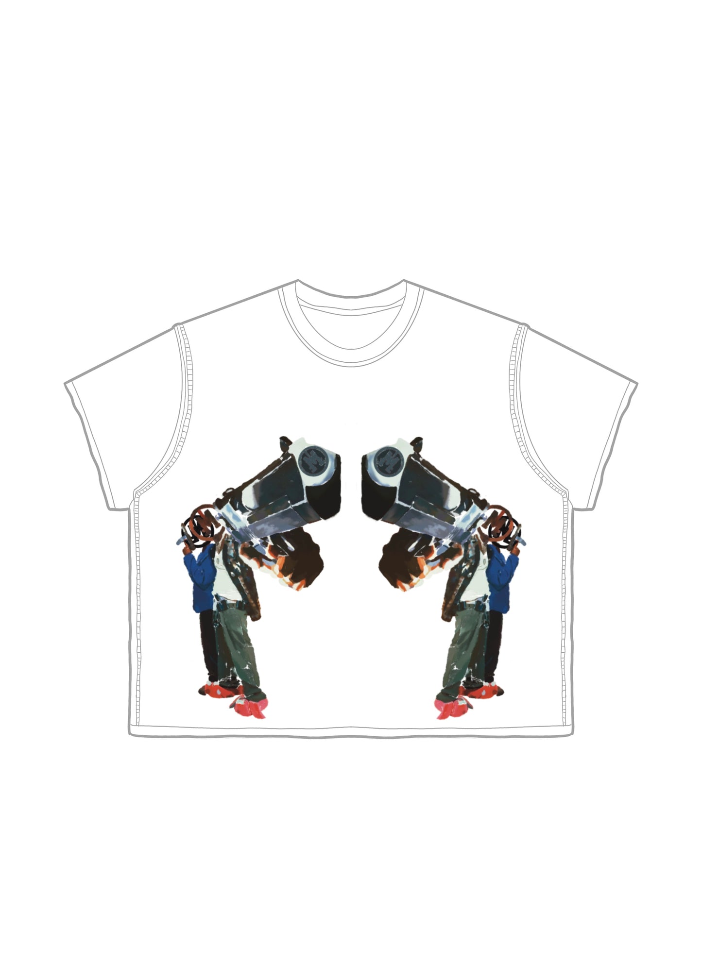 PRE-ORDER. Marked Keys ‘MENACE’ tee