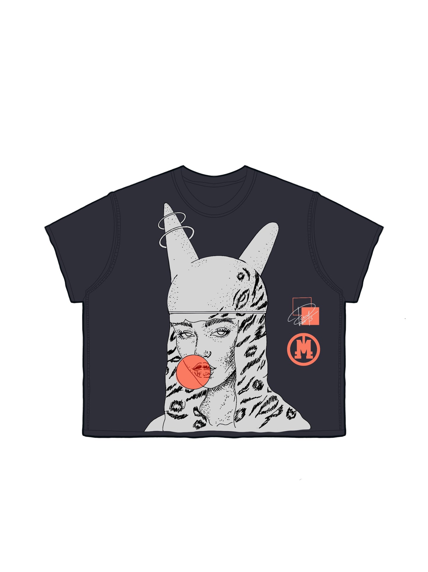 PRE-ORDER. MARKED PORTER Charcoal Tee